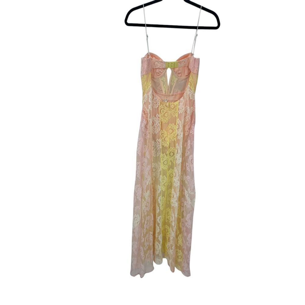 For Love & Lemons Women's Blossom Maxi Dress Sleeveless Multicolor Size XS NWT - Picture 6 of 13